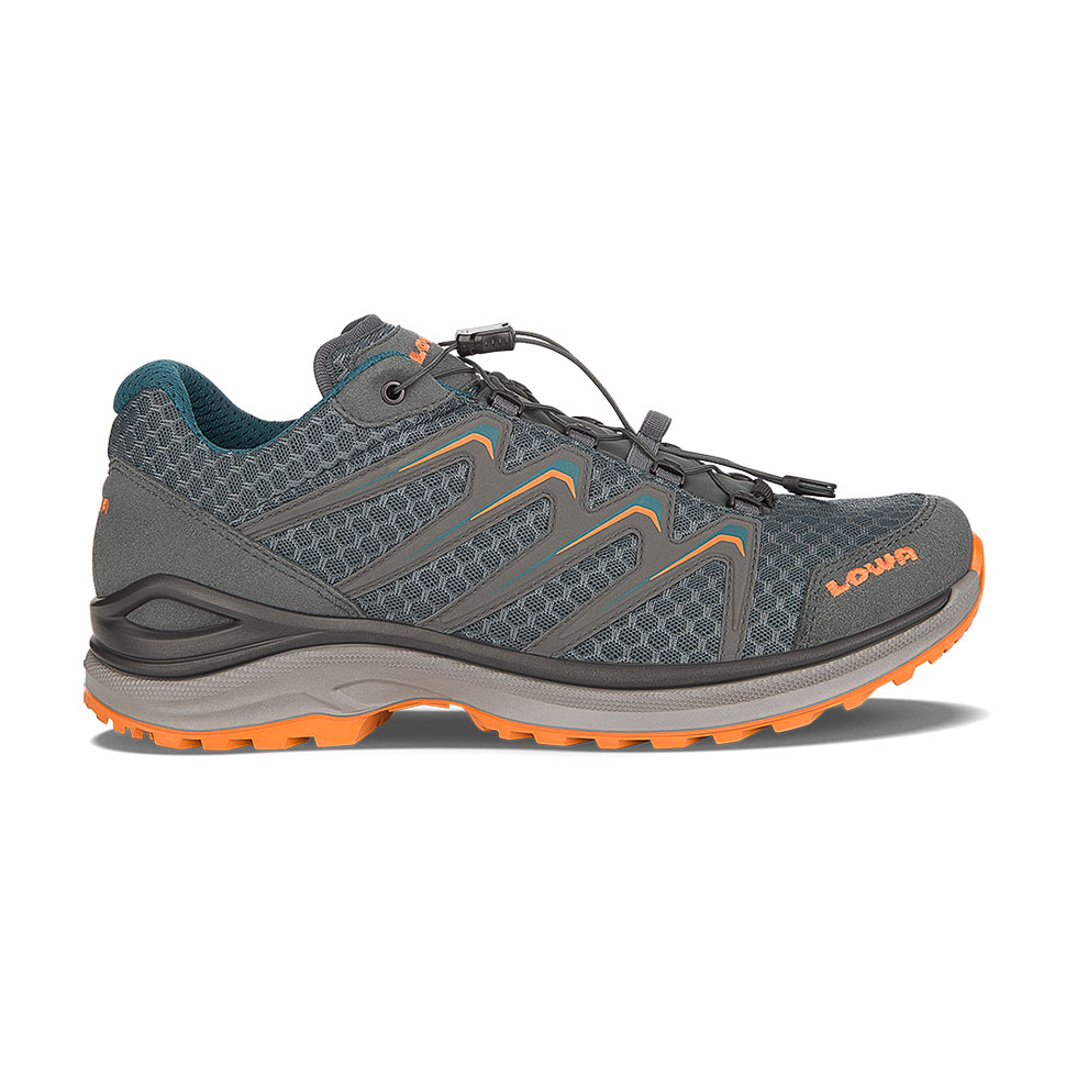 Scarpe Montagna Uomo Lowa Maddox Lo Grigie Scuro MTQDGB-078